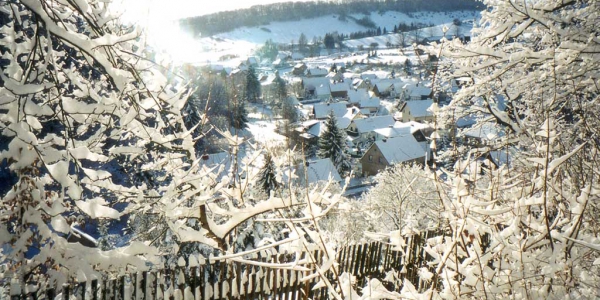 Staatlich anerkannter Erholungsort Grillenberg - Winterlandschaft